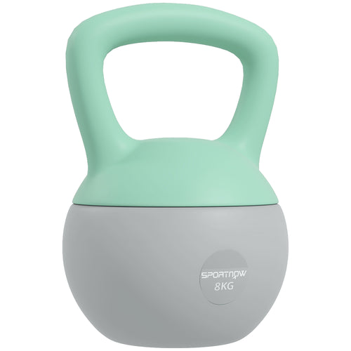 SPORTNOW 8KG Kettlebell, Soft Kettle Bell With Non-Slip Handle For Home Gym Weight Lifting And Strength Training